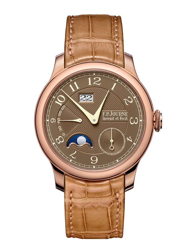 Automatique Lune Havana 40/42MM Red Gold Silver Dial