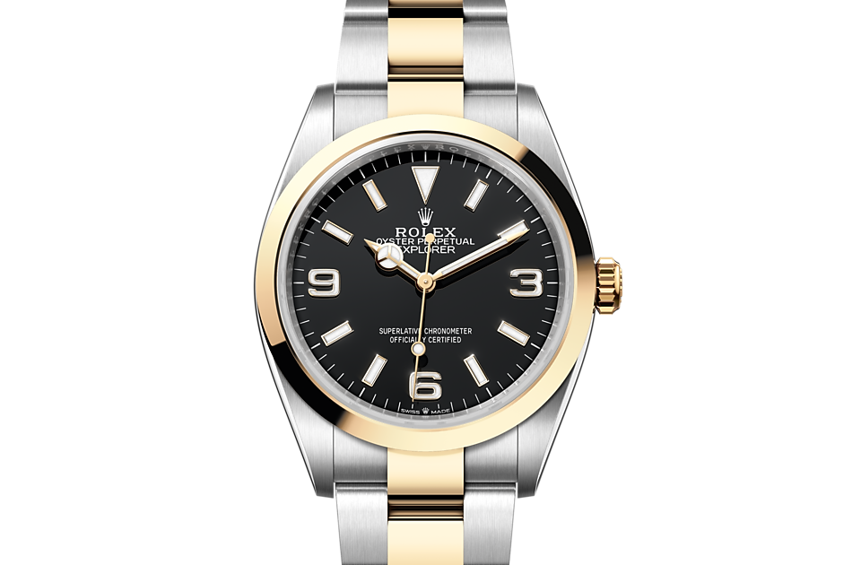 Rolex Explorer in Oystersteel and gold, M124273-0001 | The Hour Glass Official