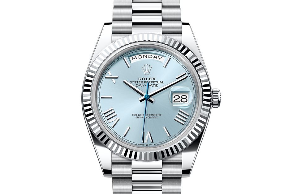Rolex Day-Date in Platinum, M228236-0012 | The Hour Glass Official
