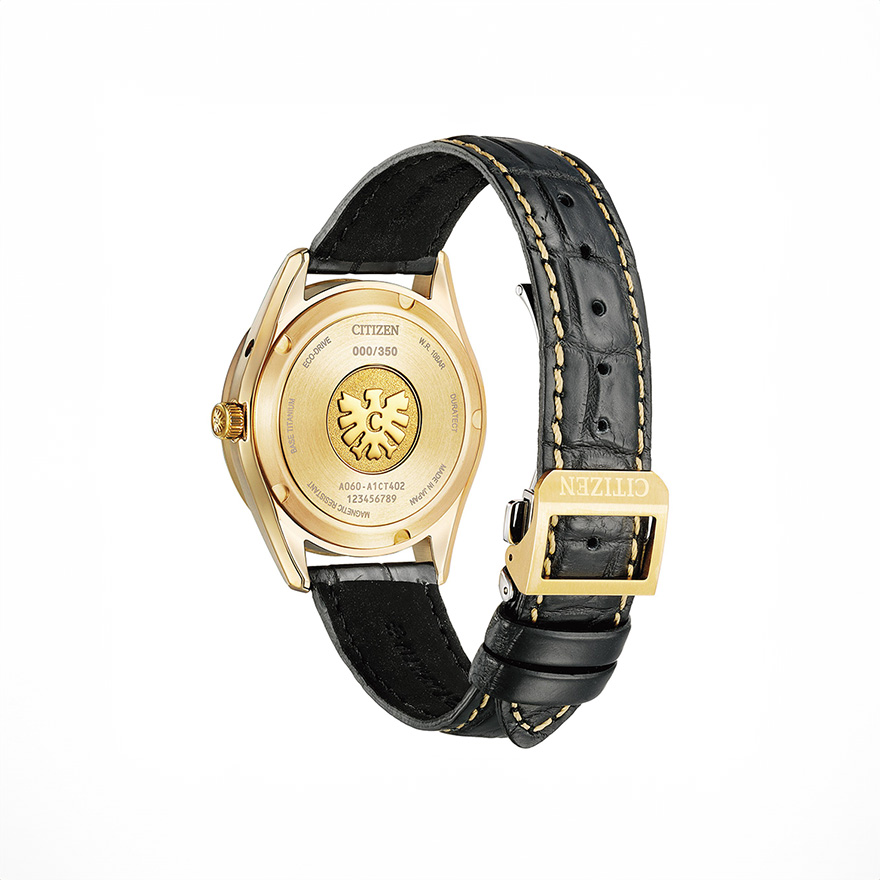 The CITIZEN Eco-Drive Black Washi Paper with Gold Leaf gallery 2