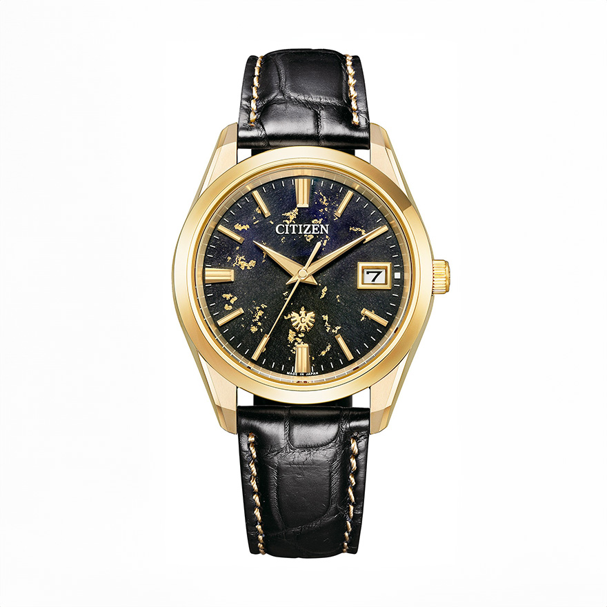The CITIZEN Eco-Drive Black Washi Paper with Gold Leaf gallery 0