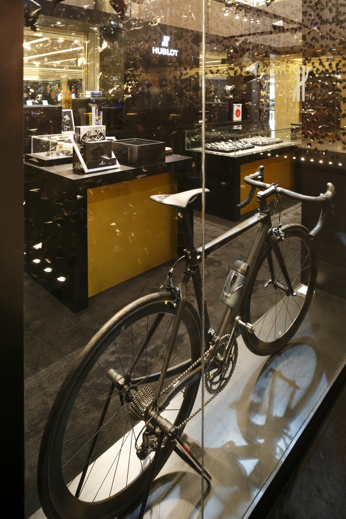 Hublot All Black Bicycle made with carbon fibre