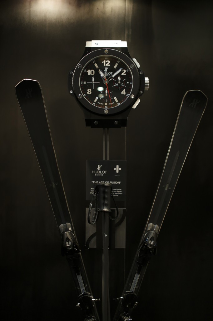 Hublot All Black Ski inspired by the concept of tone on tone of its now legendary Big Bang