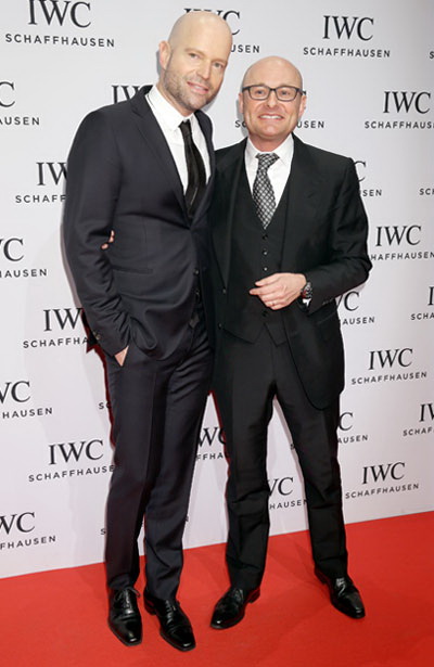Film Director Marc Forster and IWC CEO Georges Kern