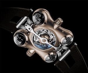 The caseback of the MB&F HM6 RT.