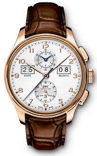The IWC Portugieser Perpetual Calendar Digital Date-Month has a large double-digit displays for the date and month.