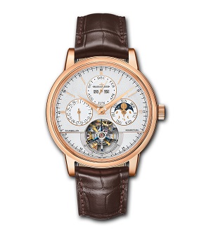 The Jaeger-LeCoultre Master Grande Tradition Tourbillon Cylindrique Perpetual Calendar offers an extremely robust calendar display as well as tourbillon equipped with a cylindrical balance spring.