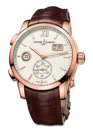The Ulysse Nardin Dual Time Manufacture combines smart design and simple elegance into perfect union.