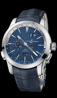 The Ulysse Nardin Perpetual Calendar is “consumer friendly” as the Perpetual Calendar can be adjusted forward and backward over a single crown.