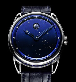 The De Bethune DB25 S Jewellery uses diamond subtly to highlight a night-sky full of stars – elegant but not ostentatious.