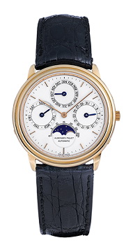 The 1978 world’s thinnest Perpetual Calendar wristwatch unveiled by Audemars Piguet.