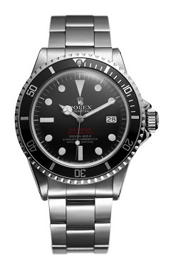 The Rolex Sea-Dweller with the one-way valve drilled into the side made its debut in 1967.