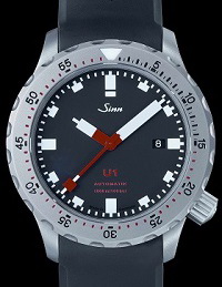 The Sinn U1 is the only wristwatch made of the same steel alloy used for German navy submarines.