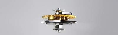 The Perpetual Movement mechanism of Rolex.