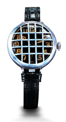The first mass produced wristwatch for German Naval Officers in 1880 by Girard-Perregaux. (Image Credit: Wikimedia).