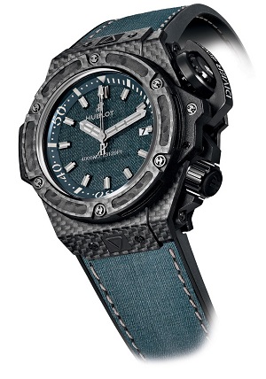 Hublot’s trademark design element is a bezel that is secured by six screws.