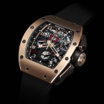 In addition to the chronograph function, the Richard Mille RM 011 includes an annual calendar, enhancing its technical credentials.